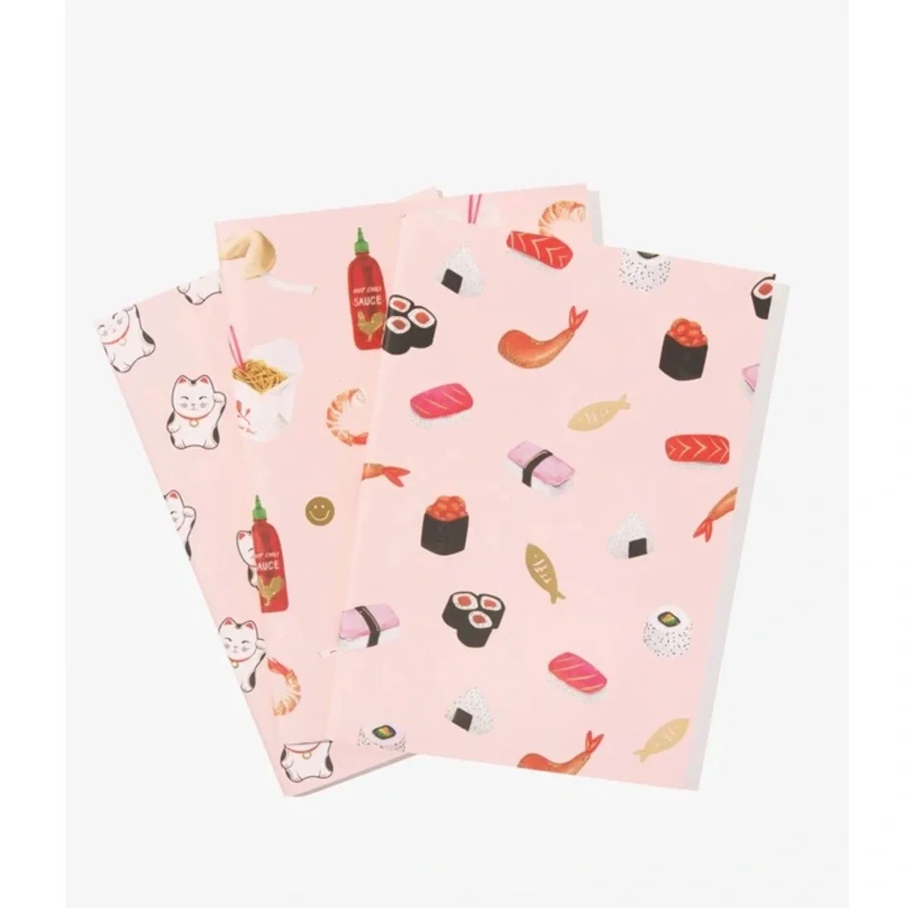New Sonix mini pink notebooks holiday gifts bundle of three